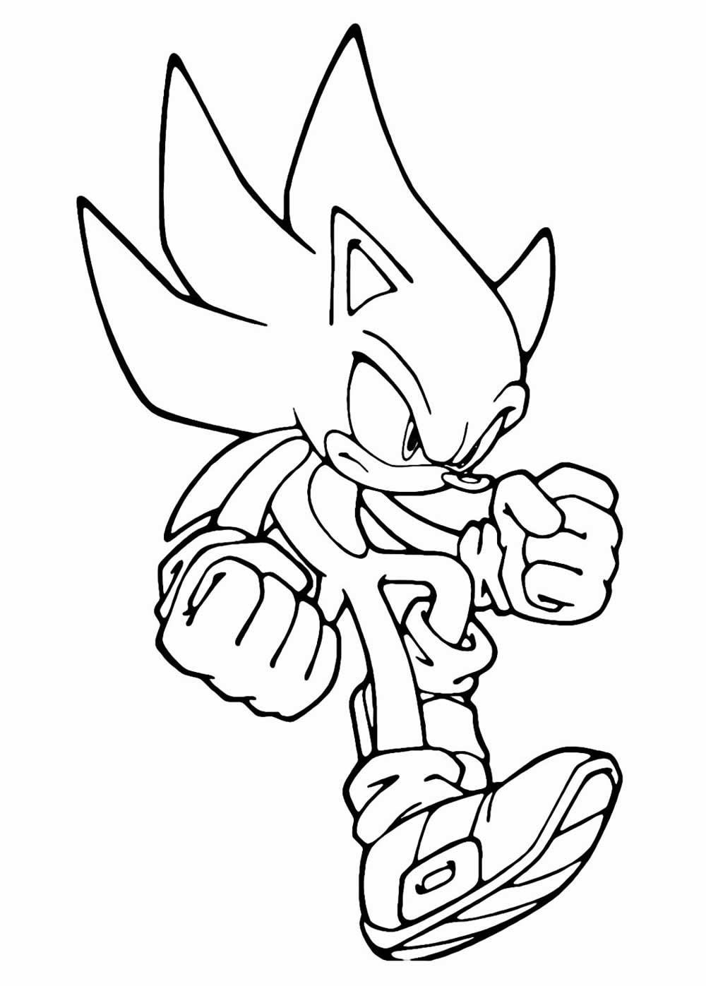 Desenhos de Sonic Colorir