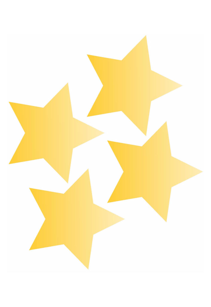 Moldes de Estrelinhas