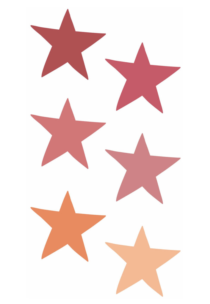 Moldes de Estrelinhas