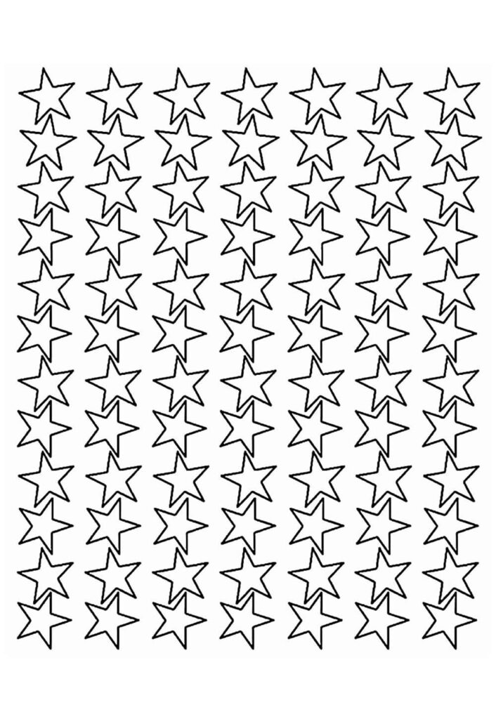 Moldes de Estrelinhas
