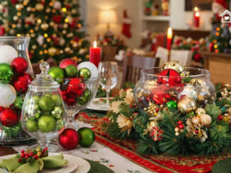 Decoração com Centros de Mesa de Natal