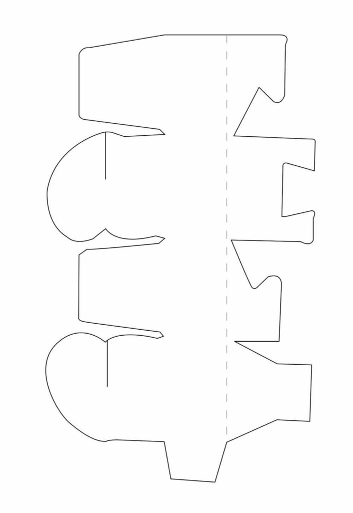 Molde de Caixa de Papel