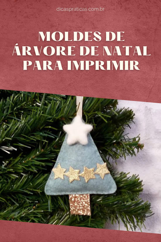 Árvore de Natal - Ideias e Moldes