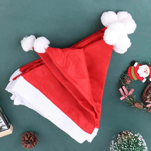 Gorro de Papai Noel - Moldes para imprimir