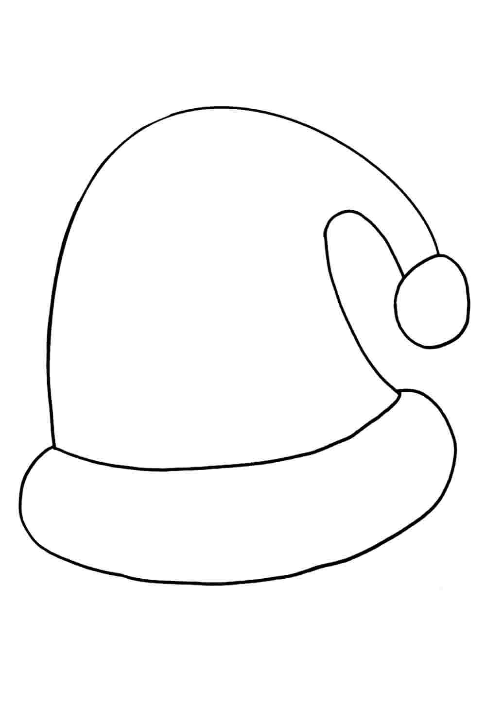 Molde de Gorro de Papai Noel