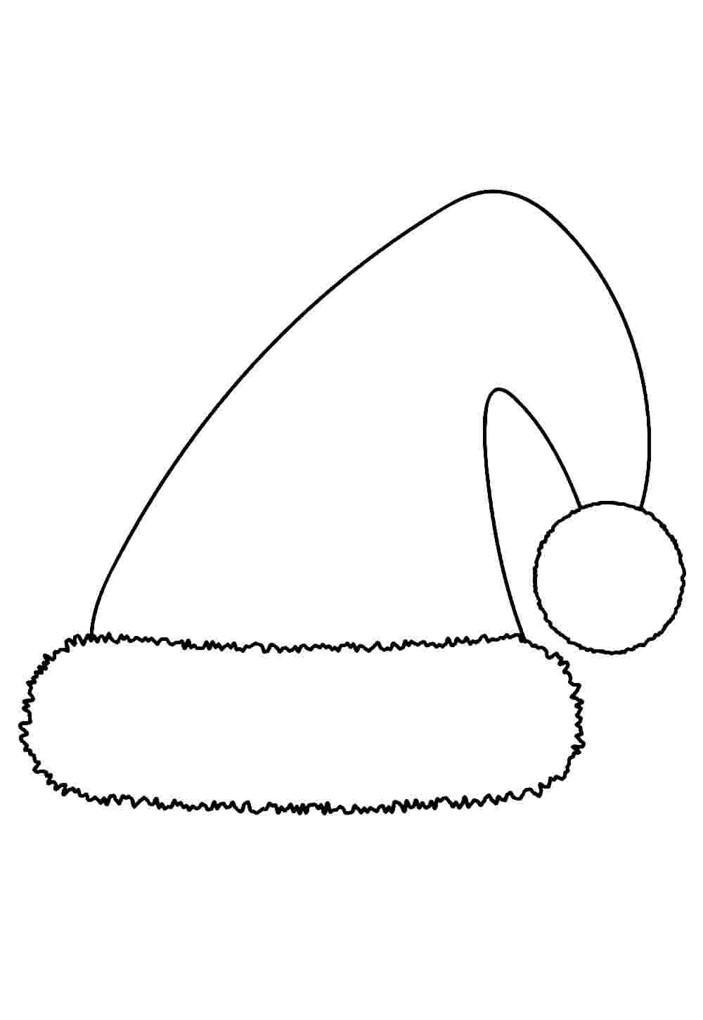 Molde de Gorro de Papai Noel