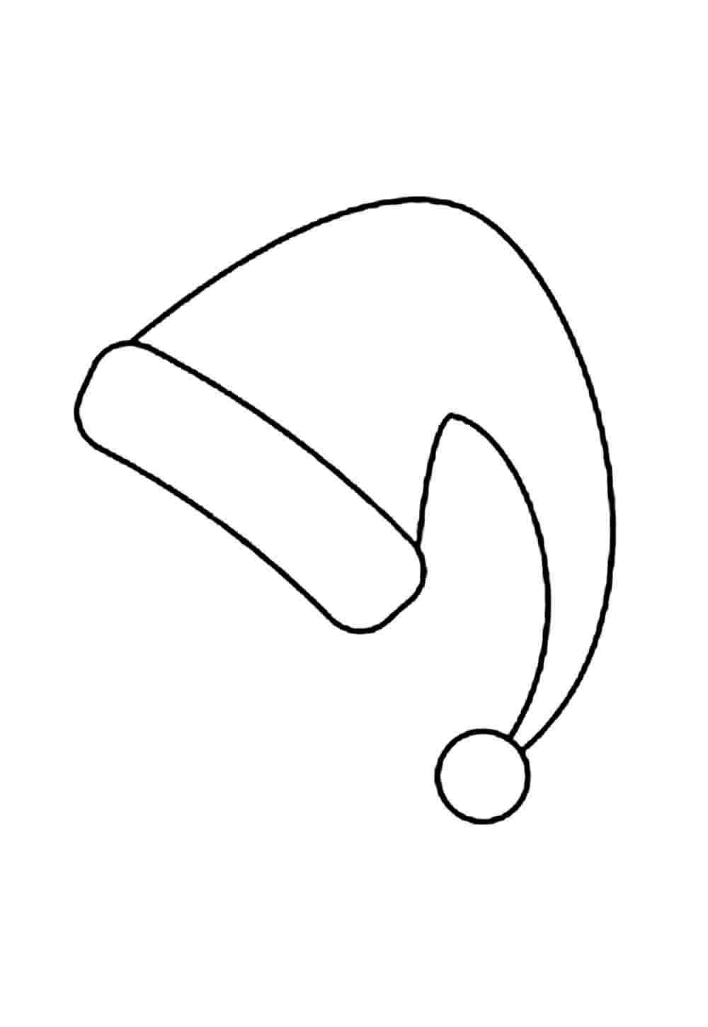 Molde de Gorro de Papai Noel