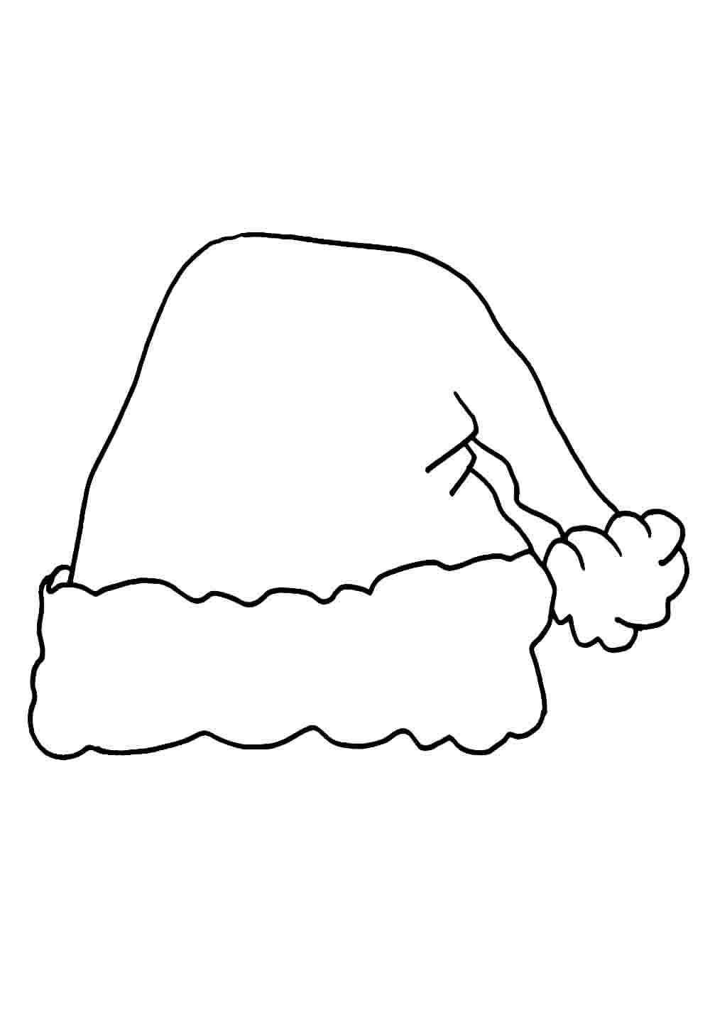 Molde de Gorro de Papai Noel