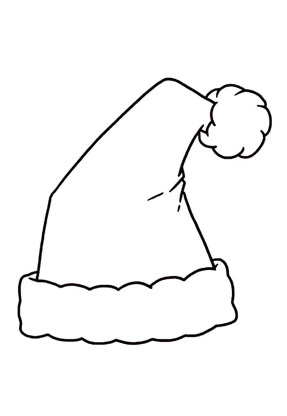 Molde de Gorro de Papai Noel