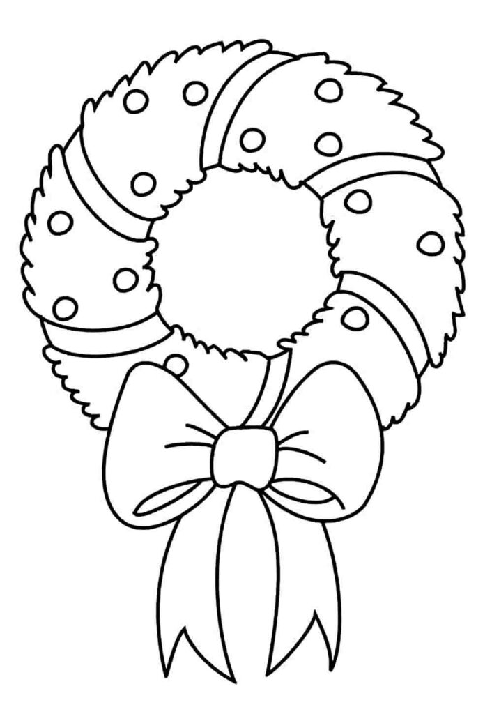 Molde de Guirlanda para Natal
