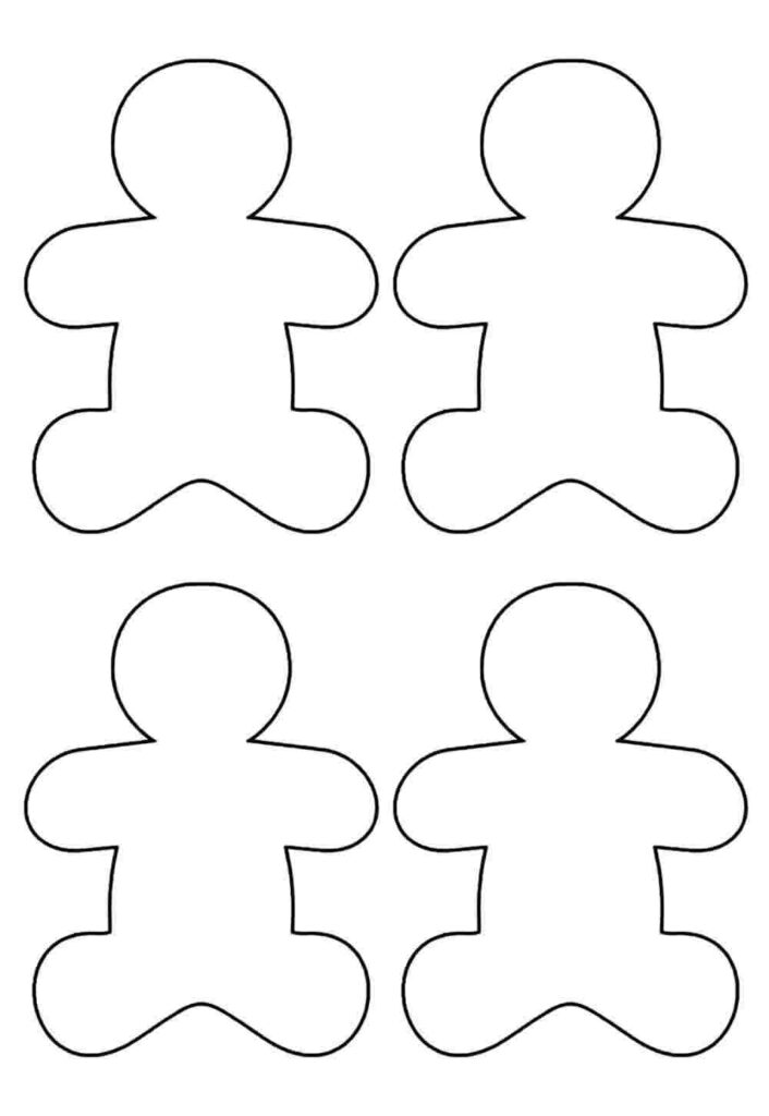 Moldes de Biscoitos de Natal para Imprimir