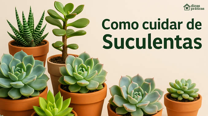 Como cuidar de suculentas