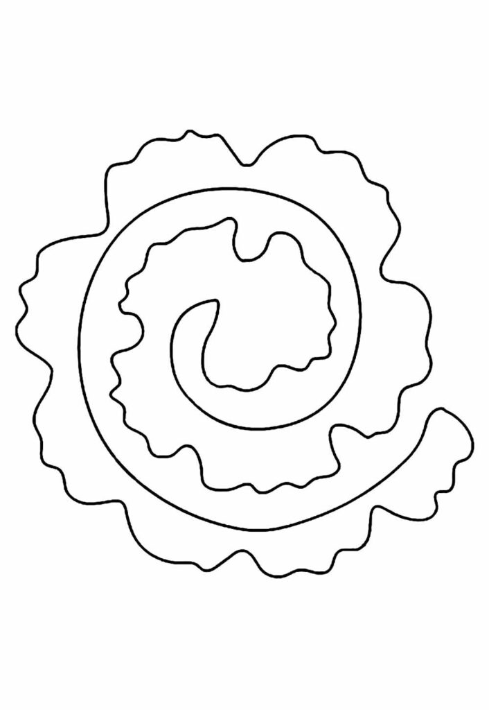 Molde de Flor para imprimir