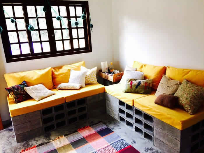 Bloco de Concreto Decoração