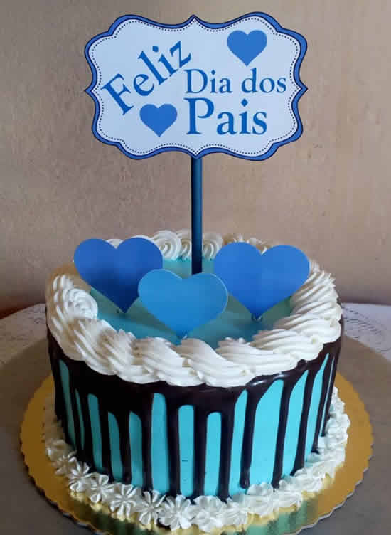 Bolo Decorado de Dia dos Pais