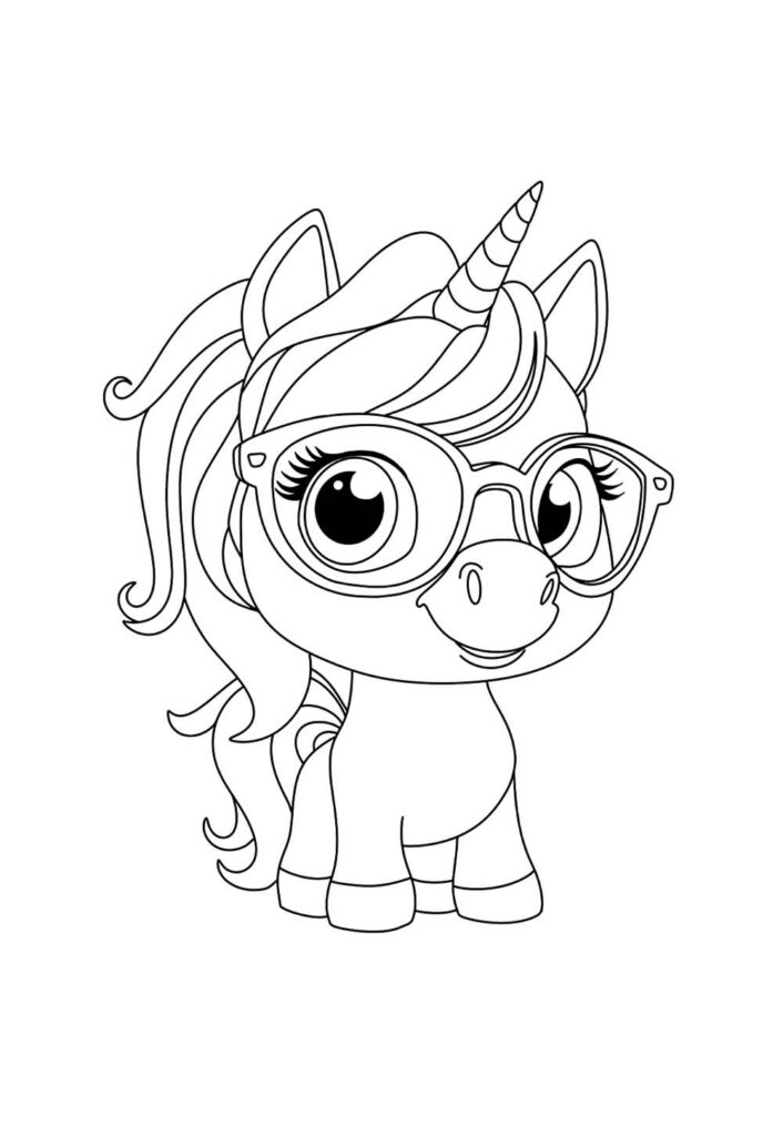 Desenho Colorir Unicórnio
