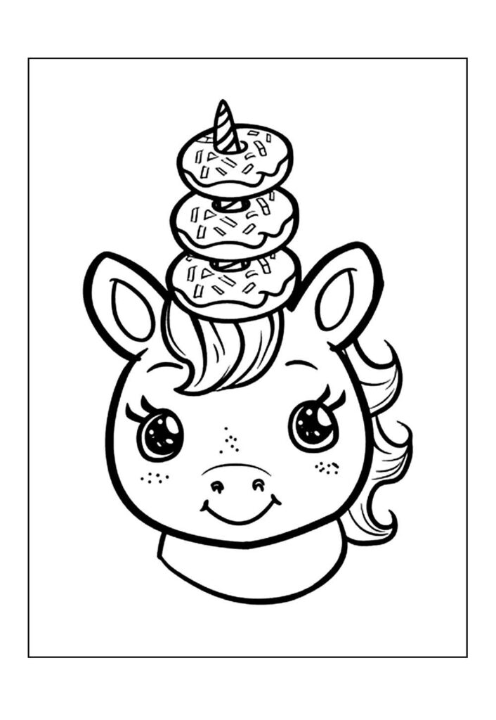Desenho Colorir Unicórnio