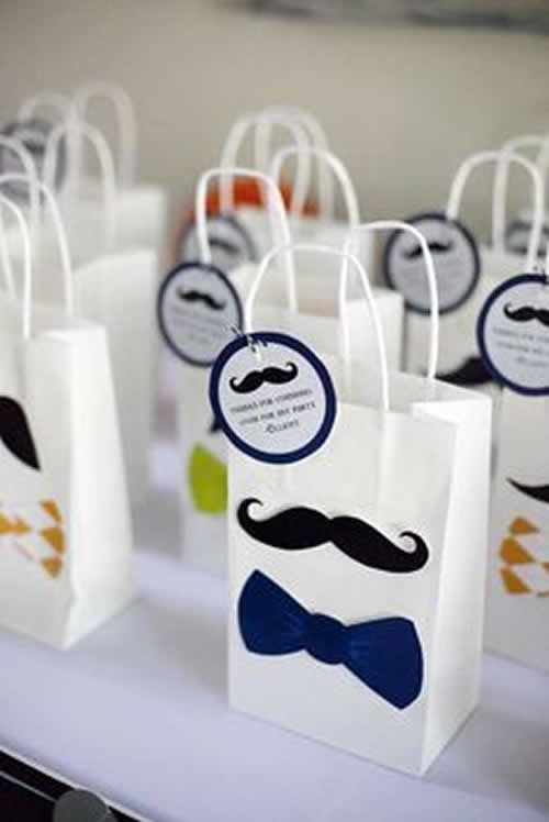 Bigode para Dia dos Pais - Sacolinhas