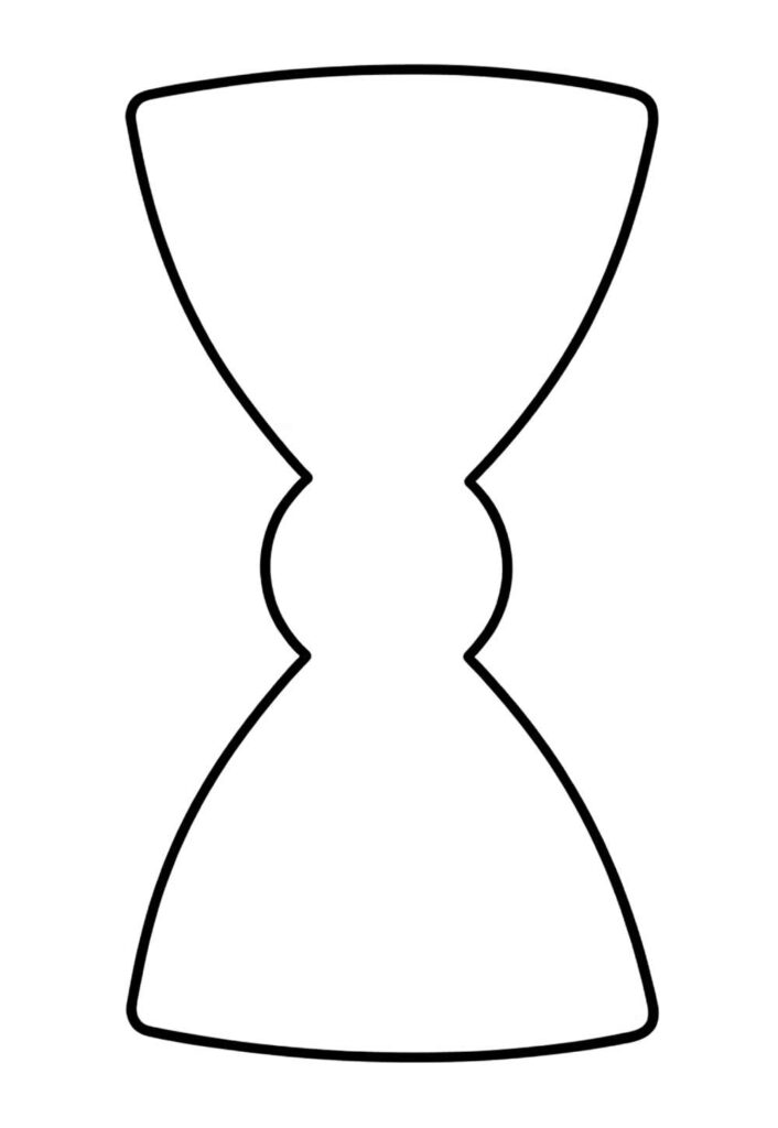 Molde de Gravata Borboleta