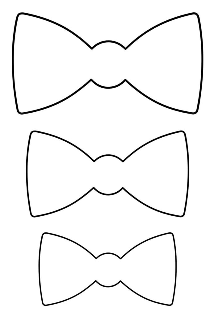 Moldes de Gravata Borboleta para imprimir