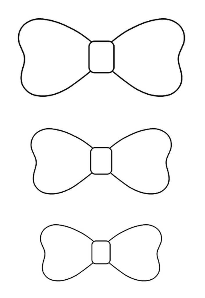 Molde de Gravatas Borboletas