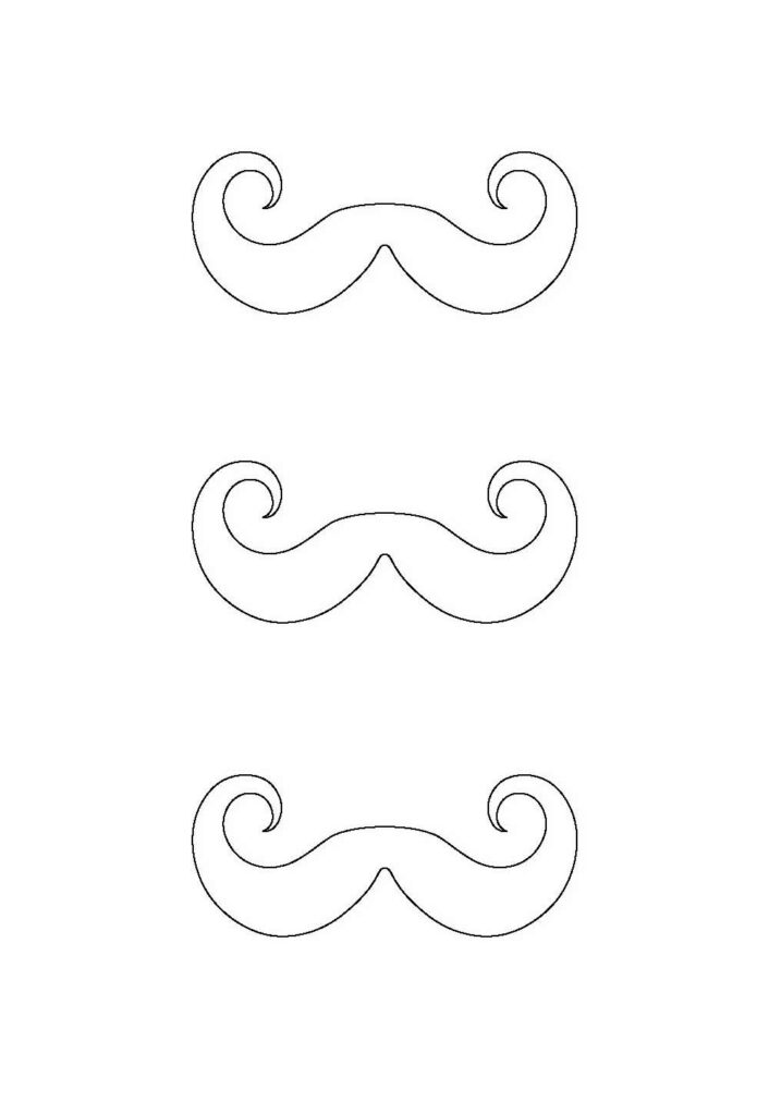 Moldes de Bigode