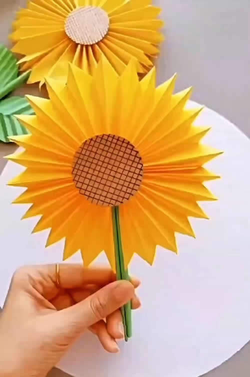 Girassol de Papel