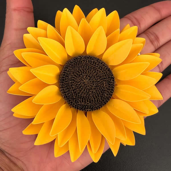 Ideias de Girassol de Papel
