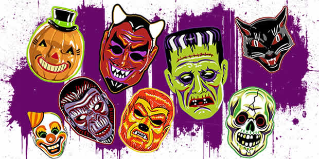 Máscara de Halloween para imprimir