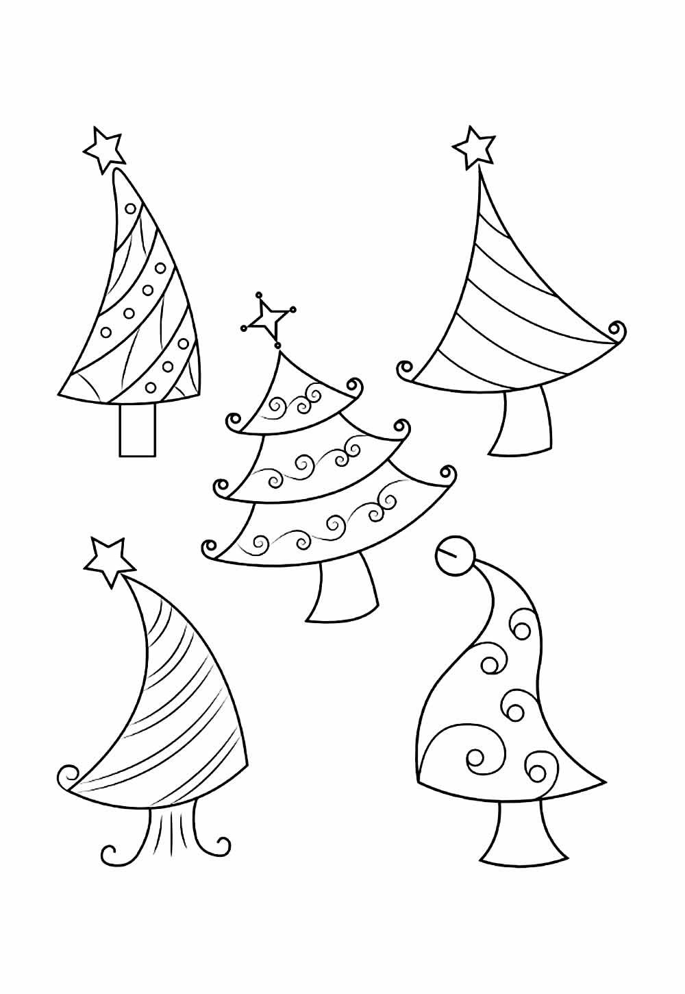Desenhos de Árvore de Natal para Imprimir e Colorir - Dicas Práticas