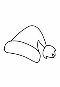 Desenhos de Gorros de Natal para Imprimir e Colorir - Dicas Práticas