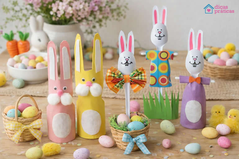 Coelhinhos com Reciclagem