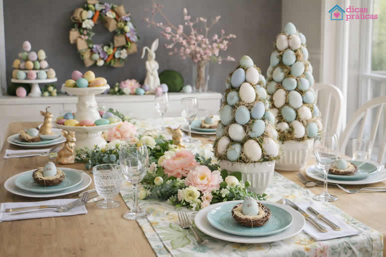 Centro de Mesa de Páscoa