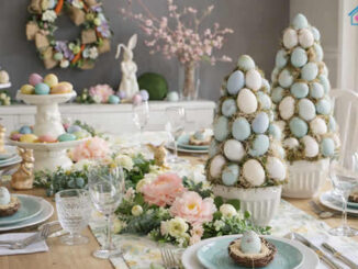 Centro de Mesa de Páscoa