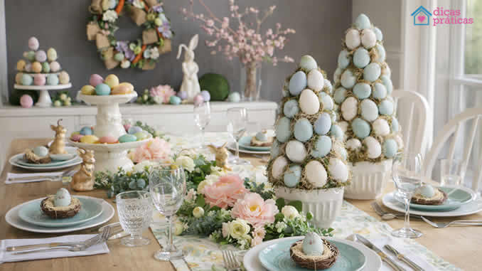 Centro de Mesa de Páscoa