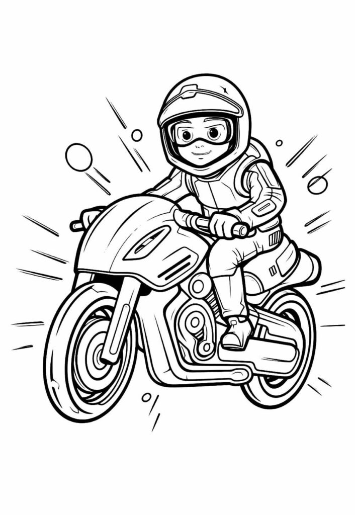 Desenho de Moto