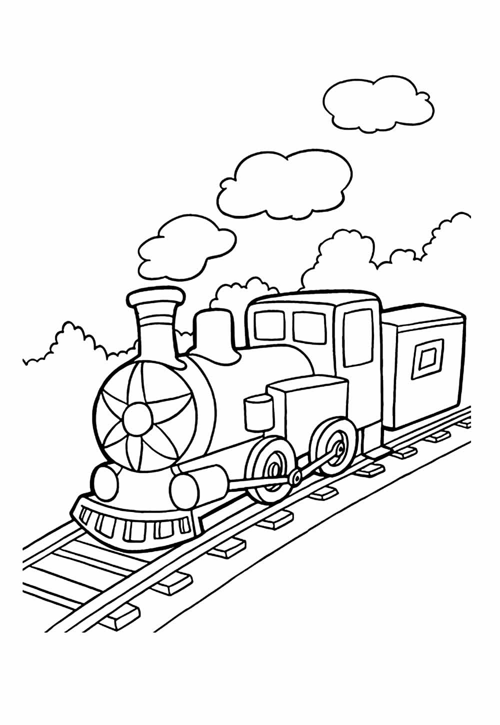 Desenhos de Trem para Imprimir e Pintar - Dicas Práticas