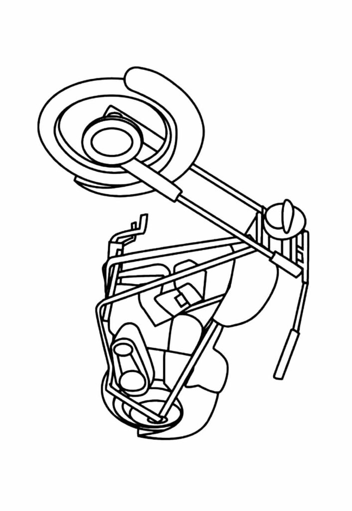 Desenho de Moto