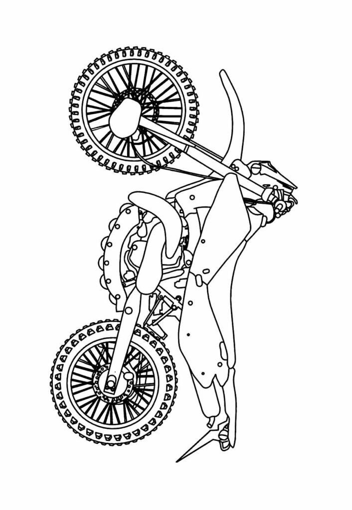 Desenho de Moto