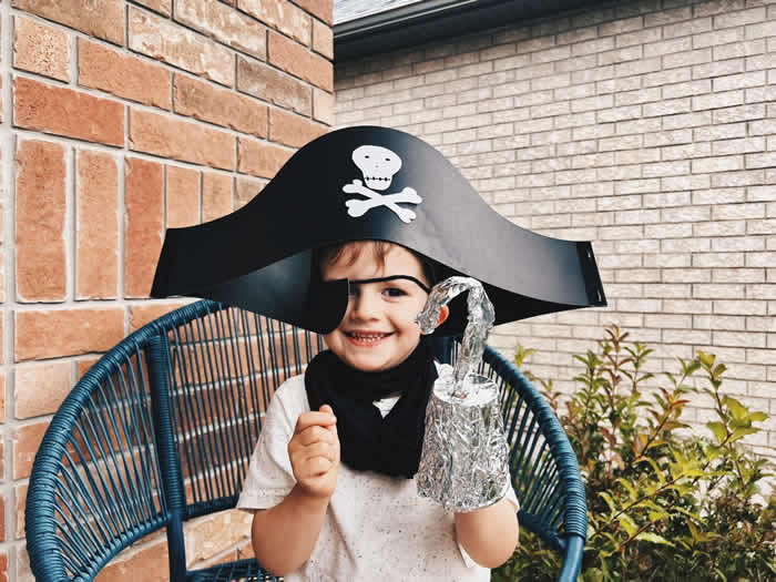 Fantasia Infantil de Pirata