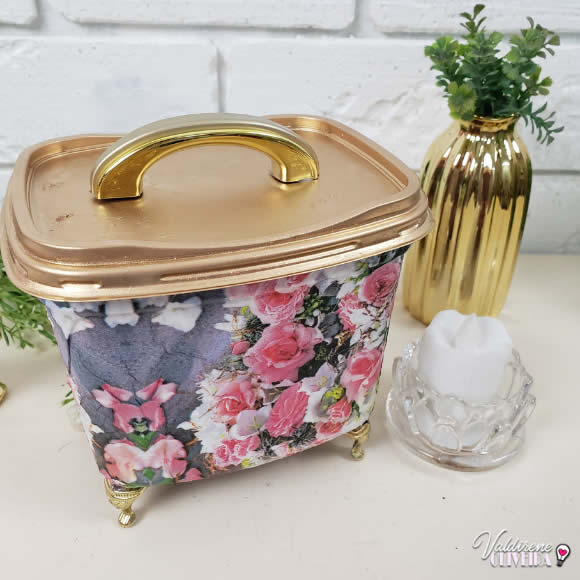 Pote de Manteiga Decorado