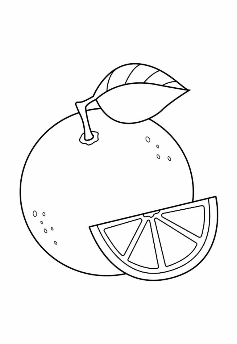 Desenhos de Laranja para Imprimir e Colorir - Dicas Práticas