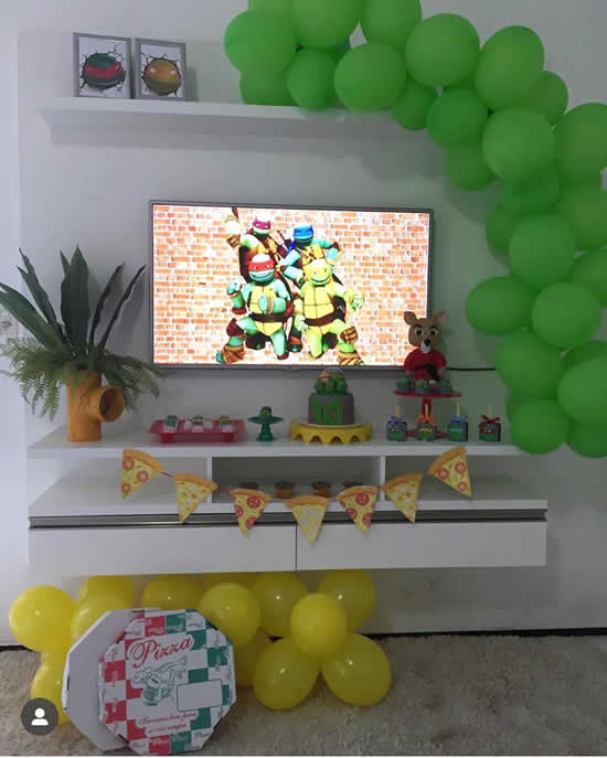 Decoração para Festa no Rack
