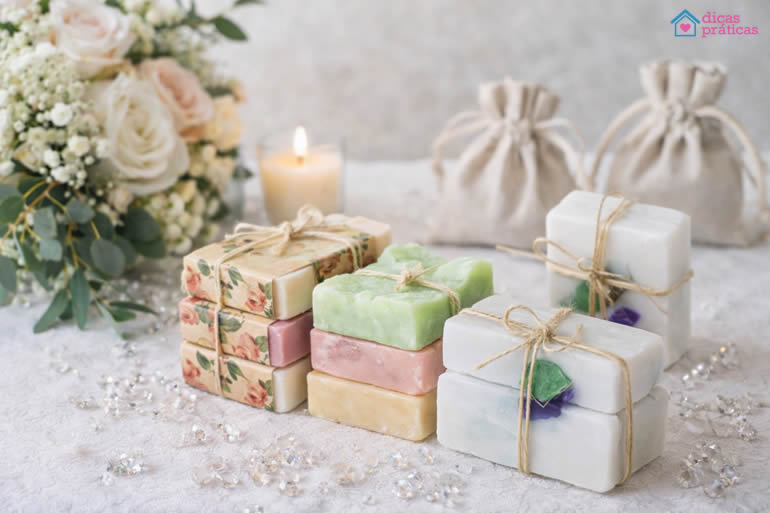 Lembrancinhas com Sabonetes - Receita Fácil