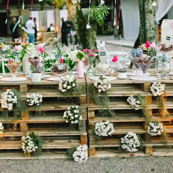 Pallets para Casamento