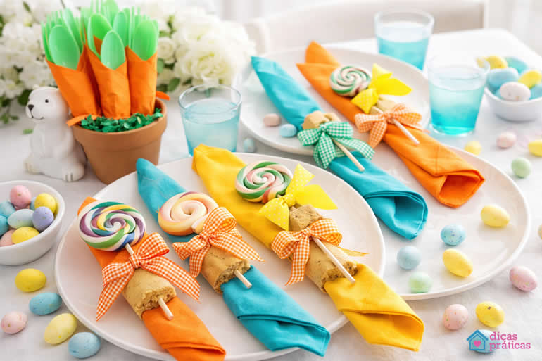 Porta-guardanapos de Páscoa