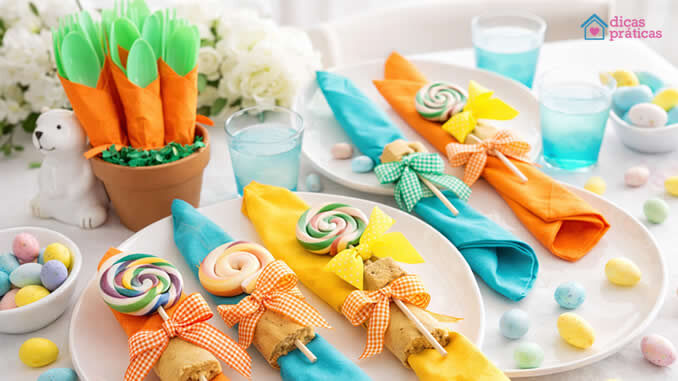 Porta-guardanapos de Páscoa