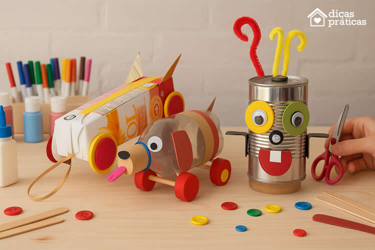 Brinquedo com Reciclagem