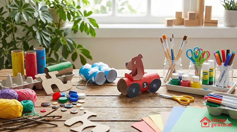 Brinquedos com Reciclagem