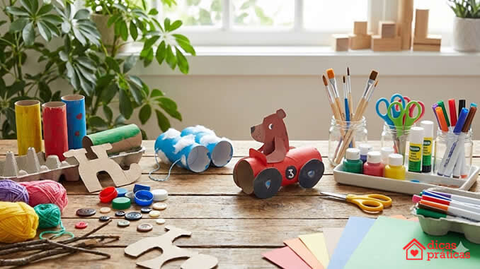 Brinquedos com Reciclagem